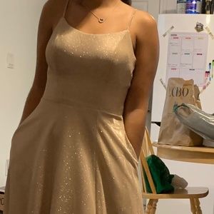 Size 4 Gold Dress